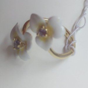 Kate Spade New White Flower Ring